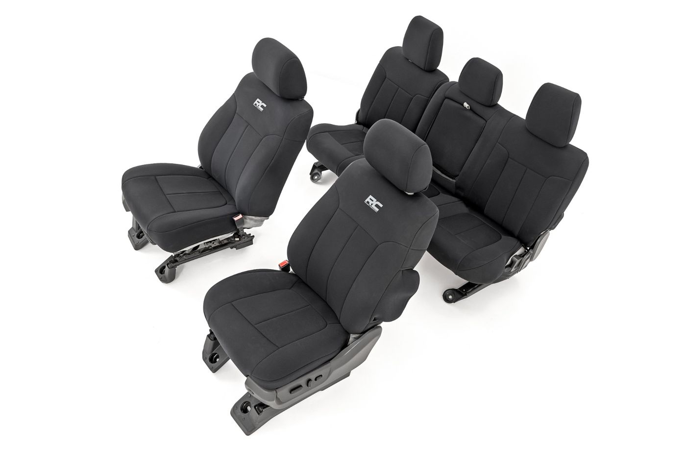 Rough Country Seat Covers | Front and Rear | Ford F-250/F-350 Super Duty 2WD/4WD (11-16)