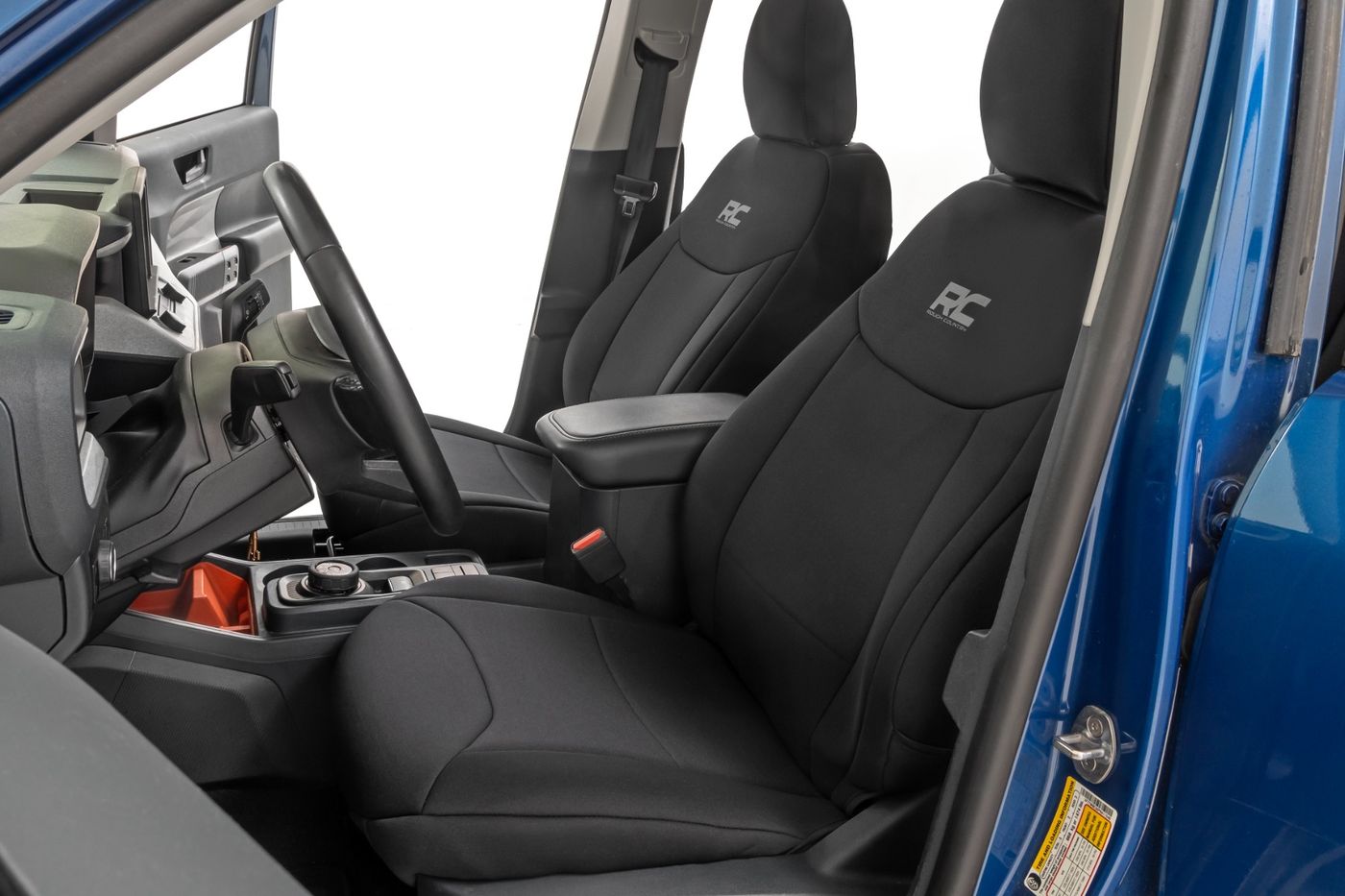 Rough Country Seat Covers | FR & RR W/Armrest | Crew Cab | Ford Maverick 2WD/4WD (22-26)