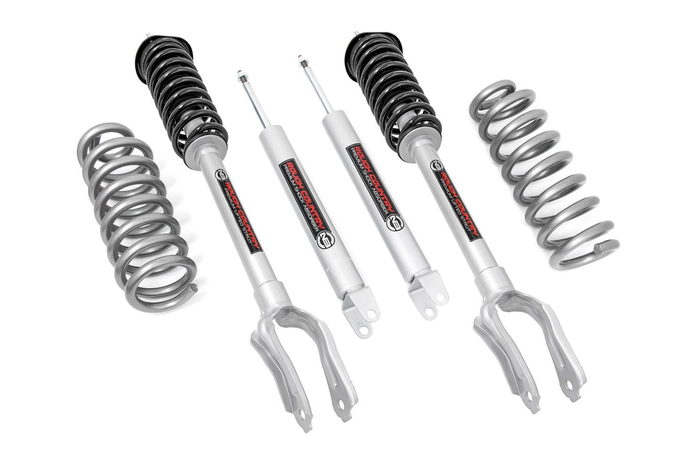 Rough Country 2.5 Inch Lift Kit | N3 Struts | Jeep Grand Cherokee 4WD (2011-2015)