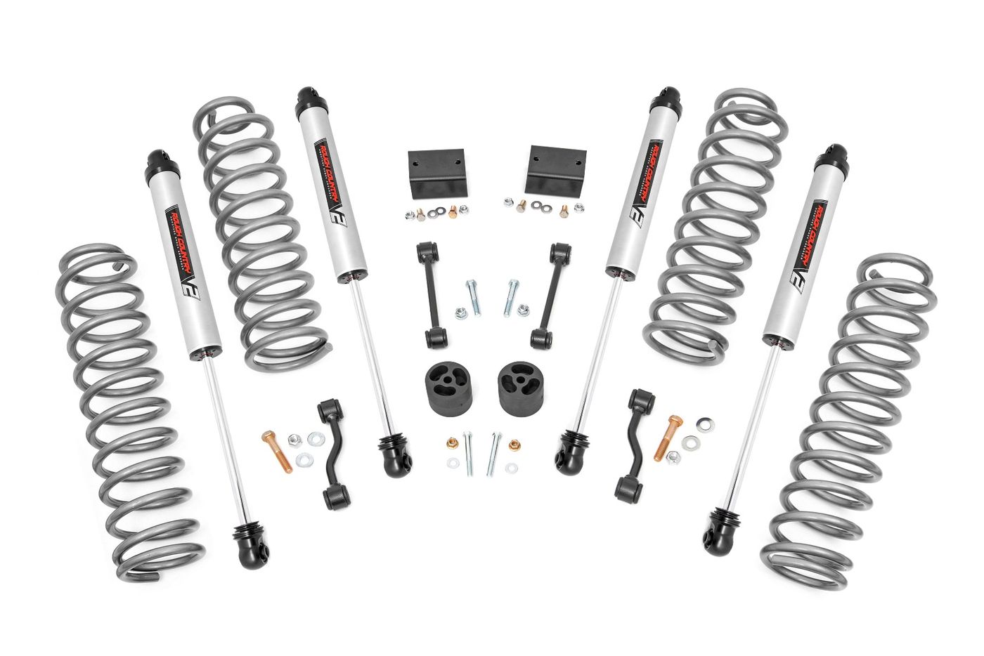 Rough Country 2.5 Inch Lift Kit | Coils | V2 | Jeep Wrangler JL 4WD (2018-2023)