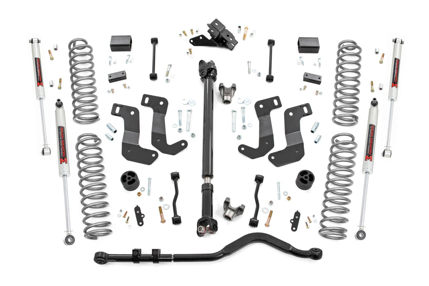 Rough Country 3.5 Inch Lift Kit | C/A Drop | Front D/S | M1 | Jeep Wrangler JL 4WD (24-26)