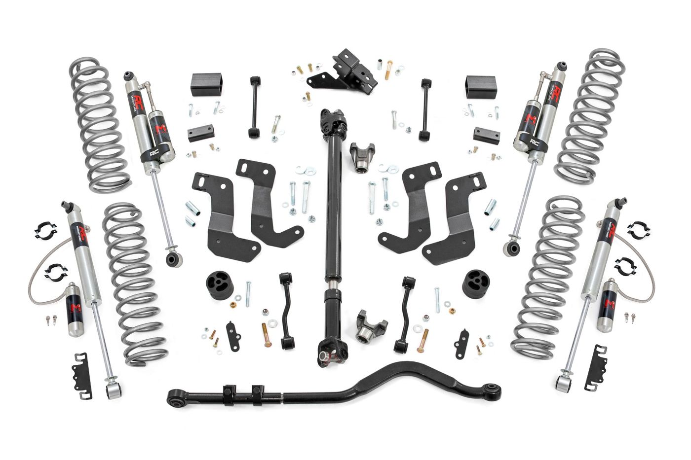 Rough Country 3.5 Inch Lift Kit | C/A Drop | Front D/S | M1R | Jeep Wrangler JL 4WD (24-26)