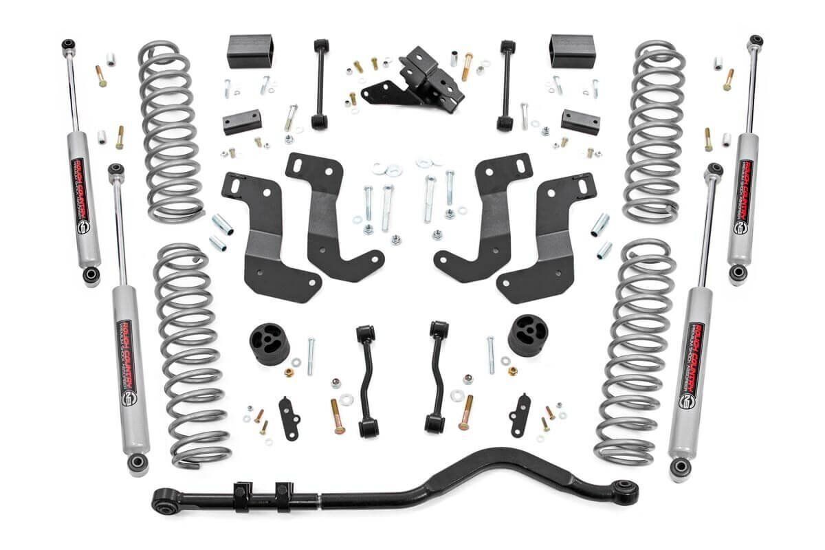 Rough Country 3.5 Inch Lift Kit | C/A Drop | 2-Door | Jeep Wrangler JL 4WD (2024-2026)