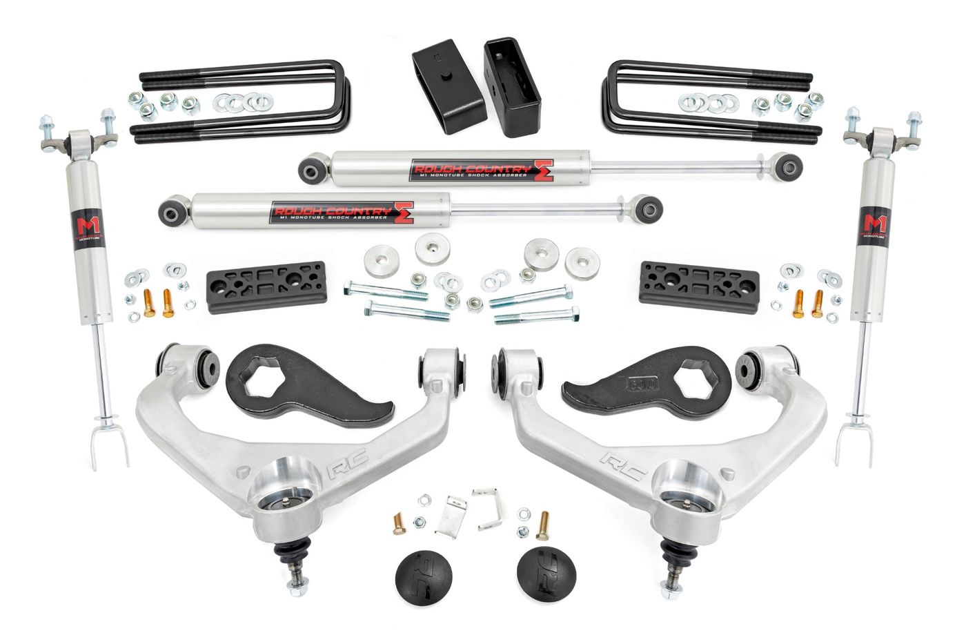 Rough Country 3 Inch Lift Kit | UCAs | M1 | Chevy/GMC 2500HD/3500HD (20-26)