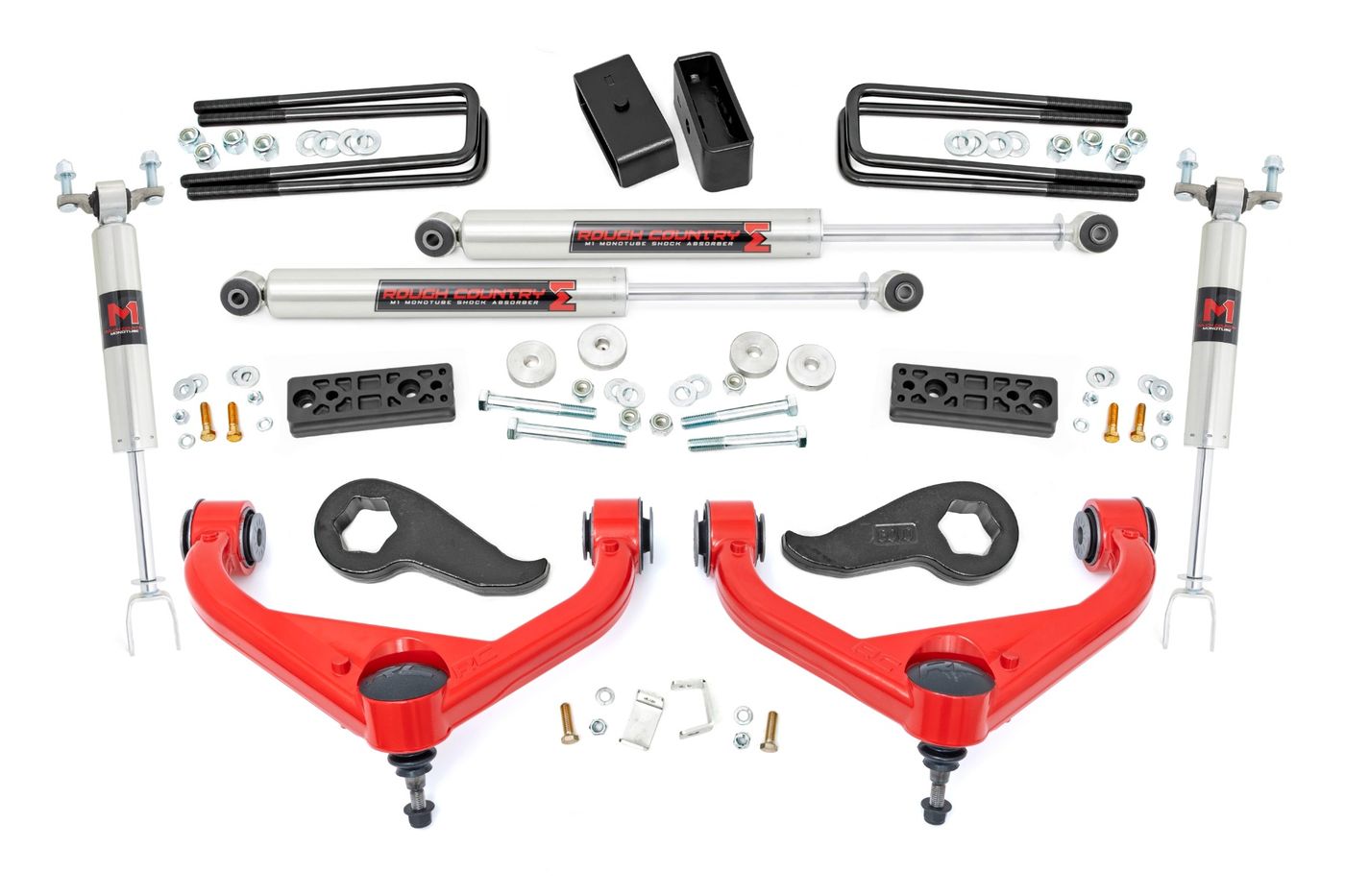 Rough Country 3 Inch Lift Kit | UCAs | M1 | Chevy/GMC 2500HD/3500HD (20-26)