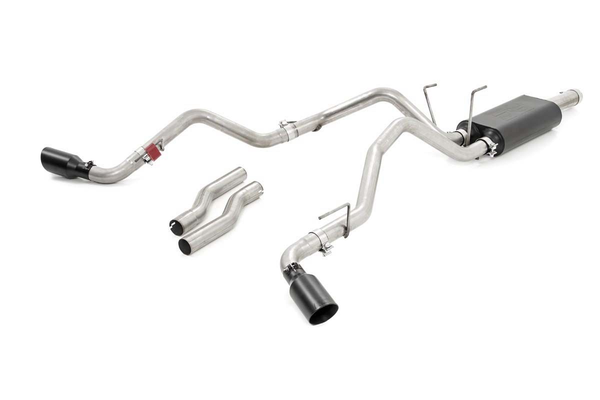 Rough Country Performance Cat-Back Exhaust | Stainless | 4.7L/5.7L | Ram 1500 2WD/4WD (2009-2018 & Classic)