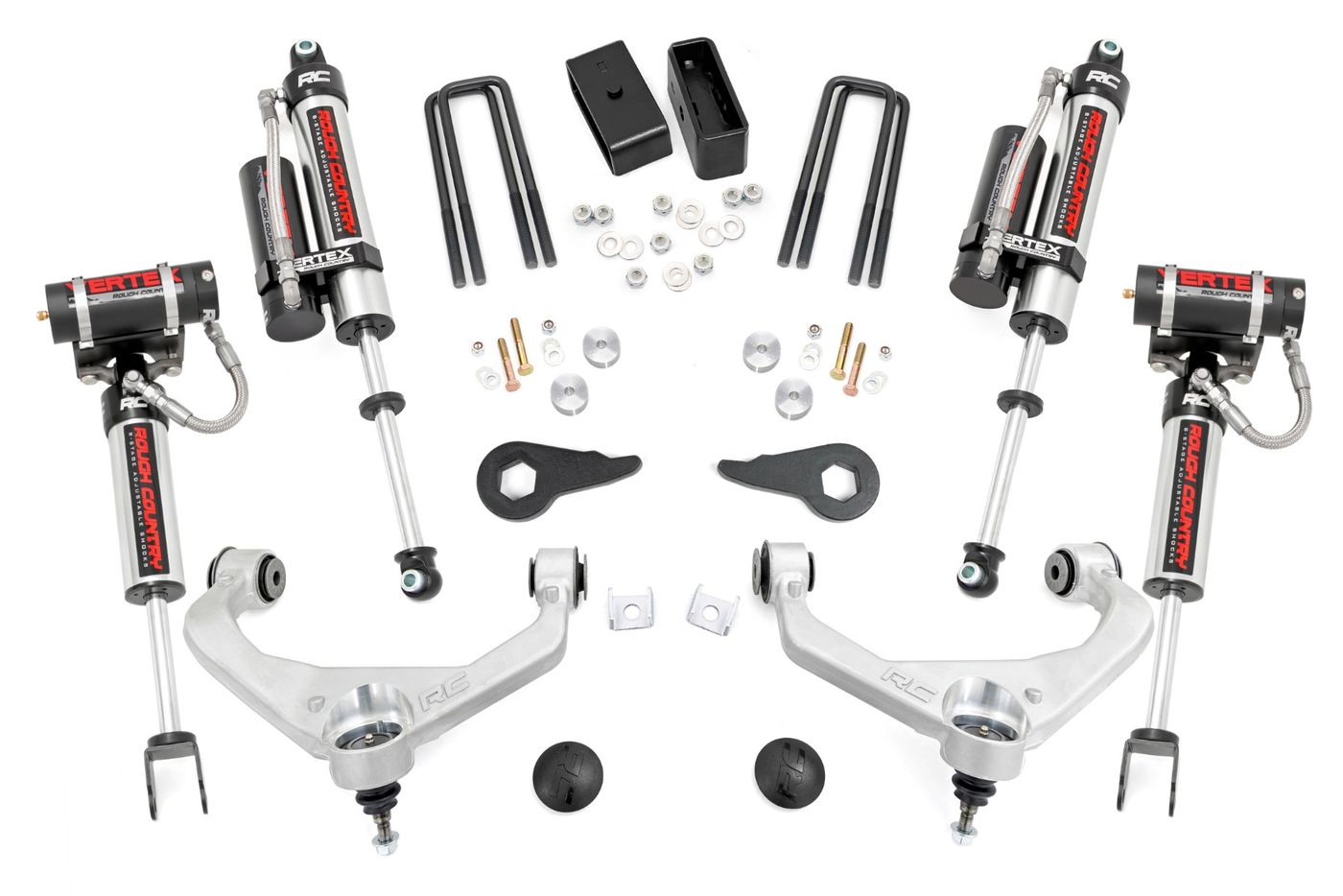 Rough Country 3.5 Inch Lift Kit | Vertex | w/ Overloads | Chevy/GMC 2500HD/3500HD (11-19)