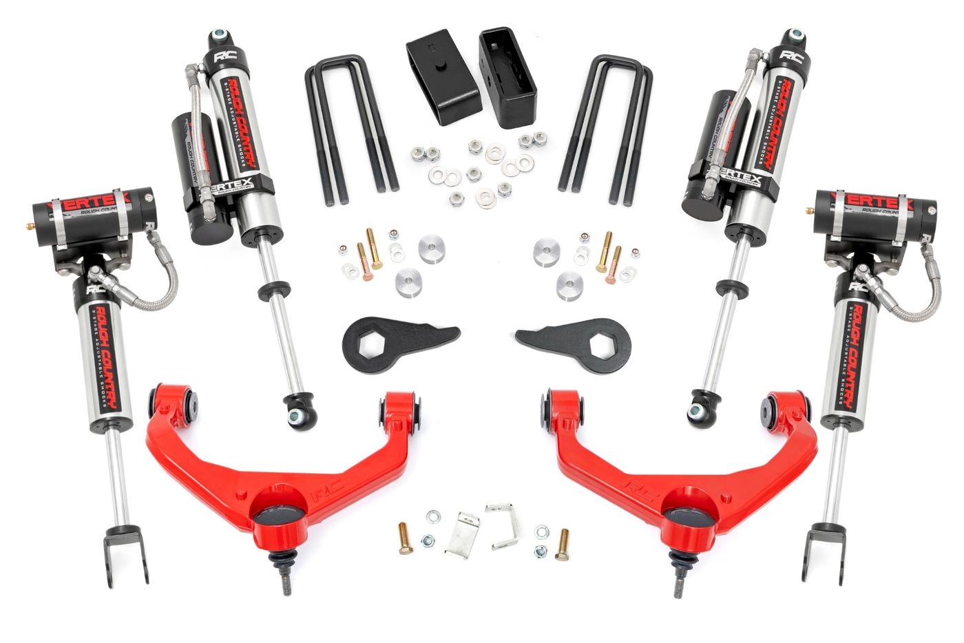 Rough Country 3.5 Inch Lift Kit | Vertex | w/ Overloads | Chevy/GMC 2500HD/3500HD (11-19)