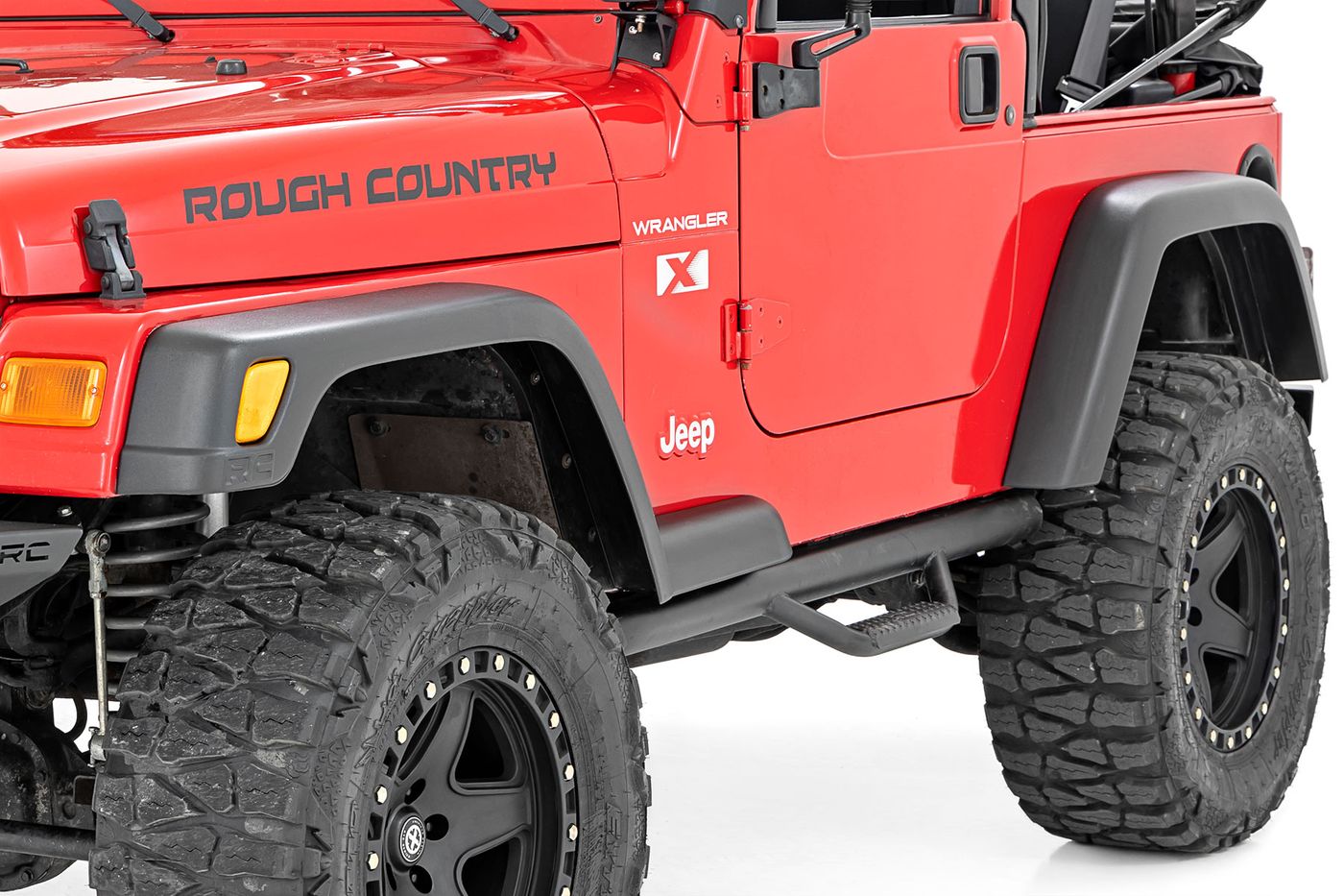 Rough Country Fender Flares | 5.5" Wide | Jeep Wrangler TJ (97-06)/Wrangler Unlimited (04-06)