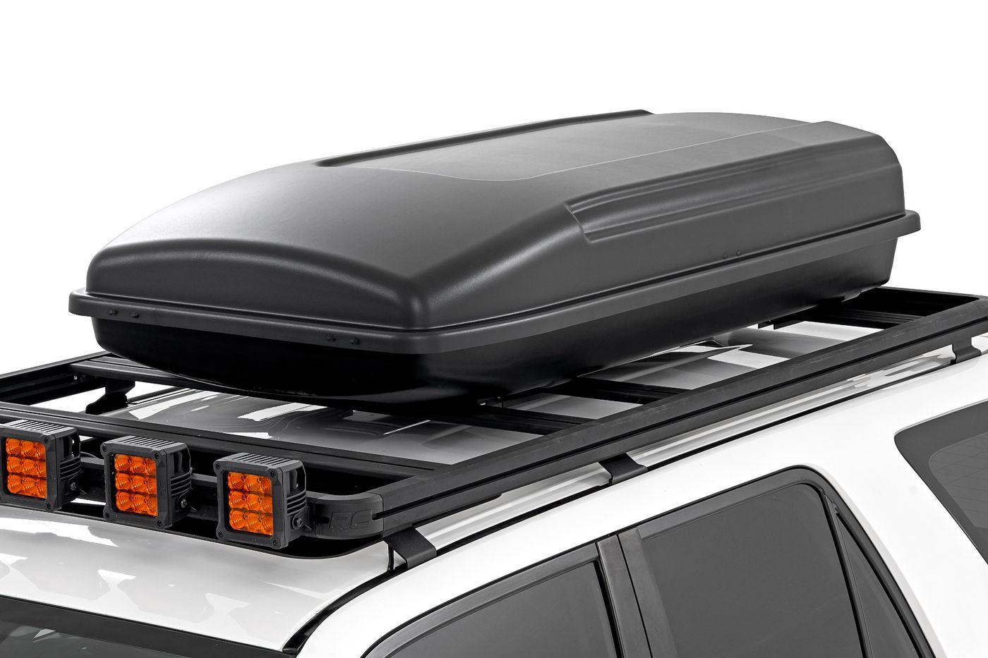 Rough Country Rooftop Cargo Box | Hard Shell | Strut Assisted | 14.5 Cu. Ft. Storage