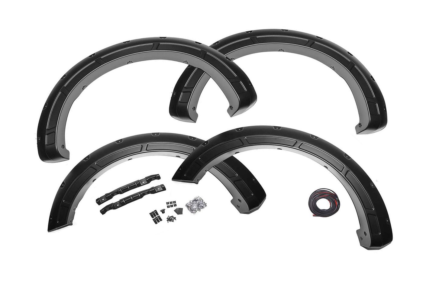 Rough Country Defender Fender Flares | PQ Race Red | Ford F-150 2WD/4WD (2015-2020)