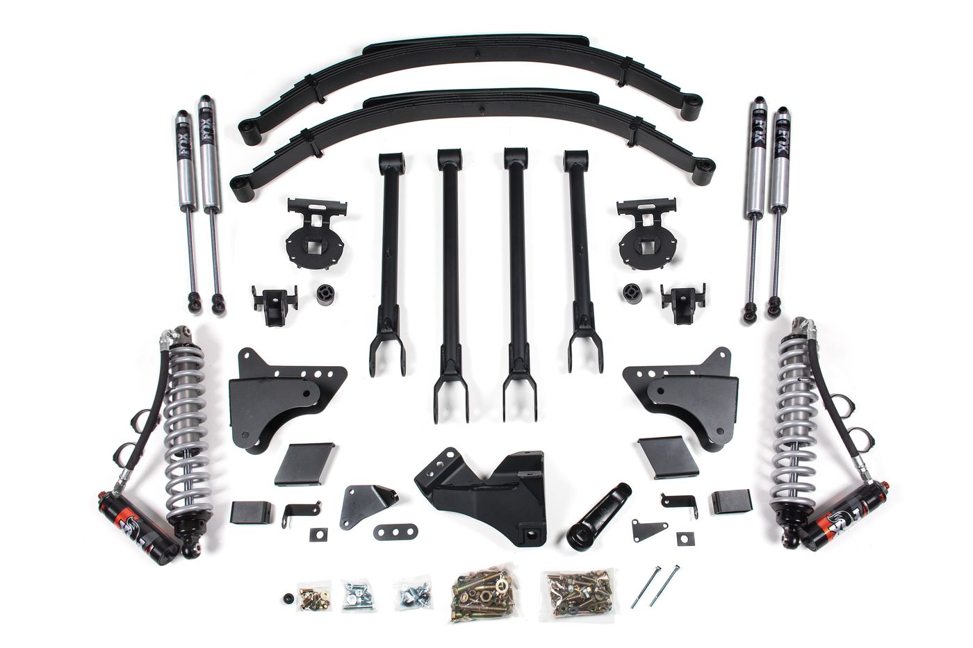 BDS 8" 4-Link Lift Kit, FOX 2.5 Performance Elite shocks (1500FPE)