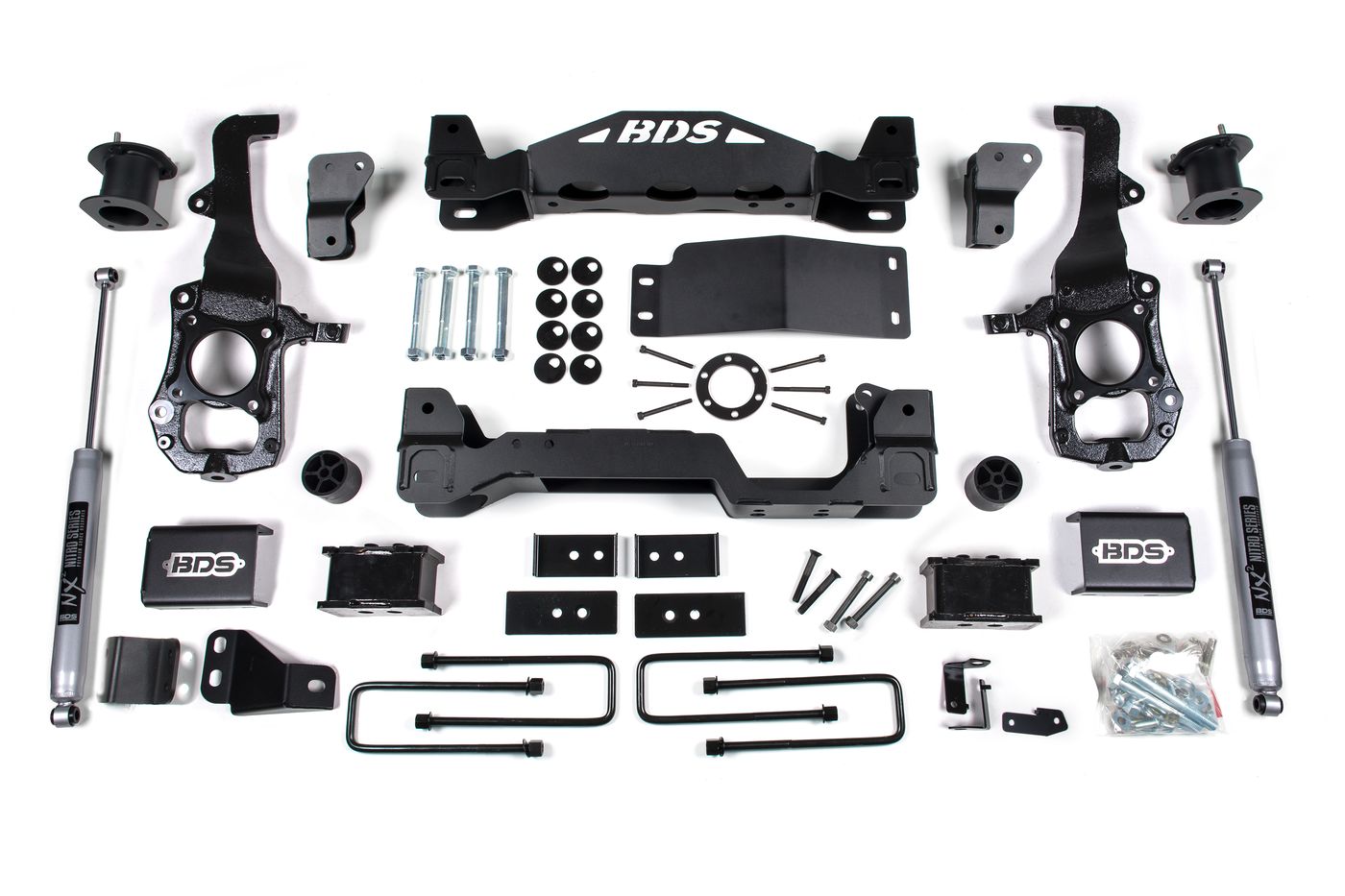 BDS 4" Suspension Lift Kit, FOX 2.0 Performance shocks (1583FS)