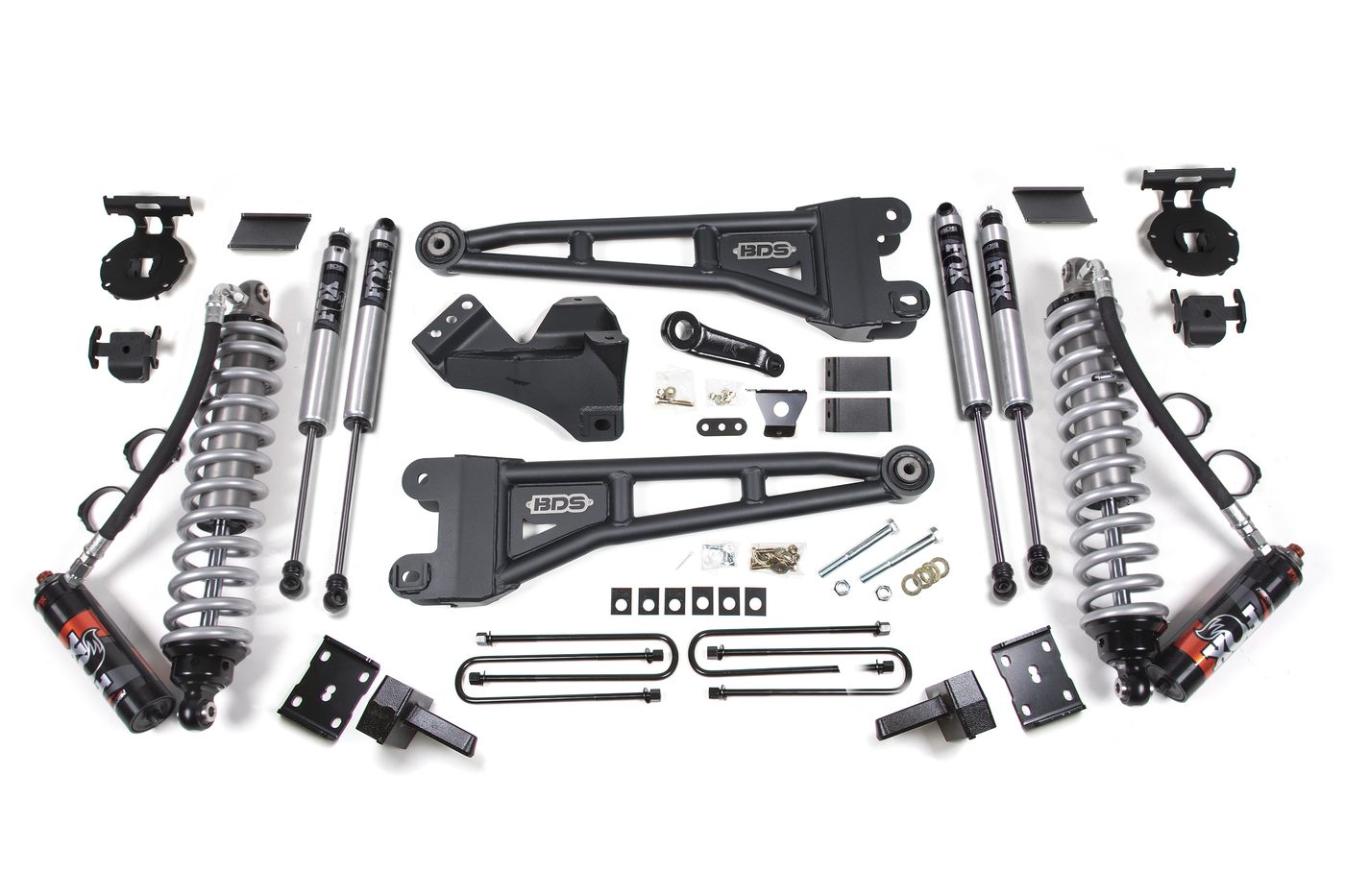 BDS 4" Radius Arm Lift Kit, FOX 2.5 Performance Elite shocks (1597FPE)