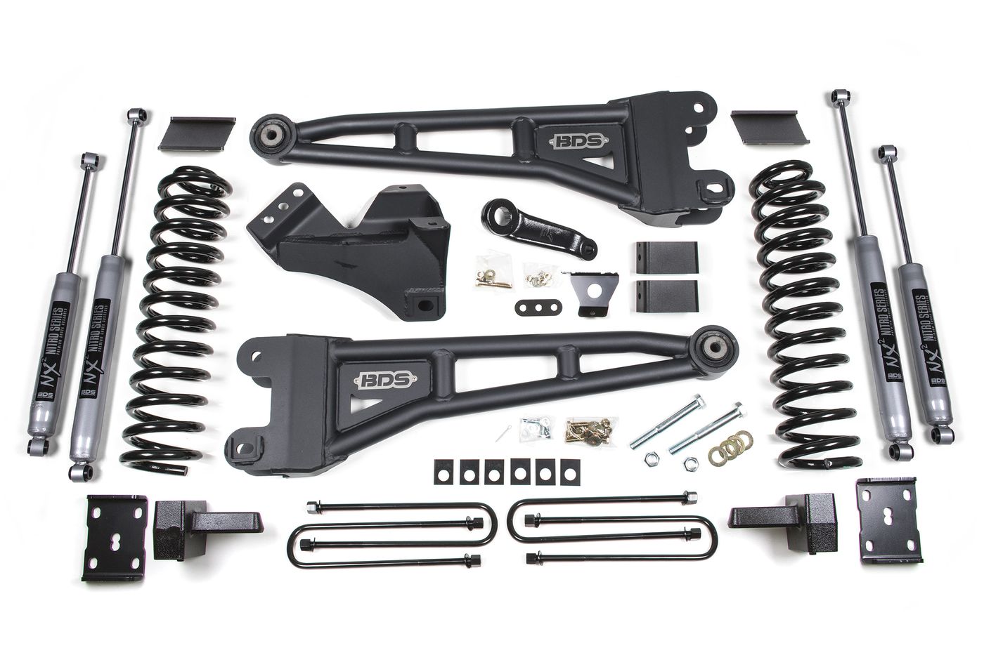 BDS 4" Radius Arm Lift Kit, FOX 2.0 Performance shocks (1597FS)