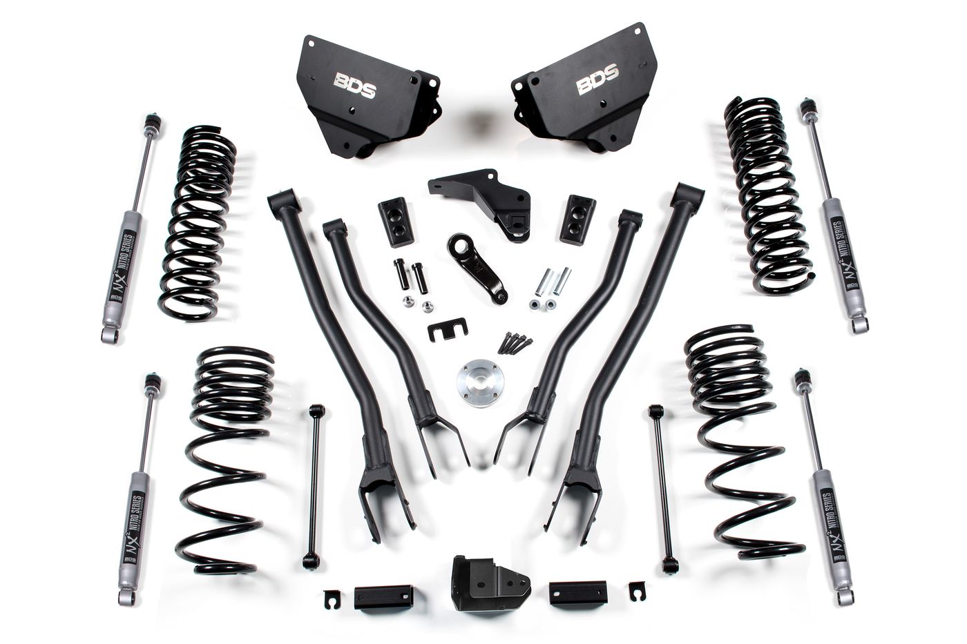 BDS 4" 4-Link Lift Kit, FOX 2.5 Performance shocks (1602PS)