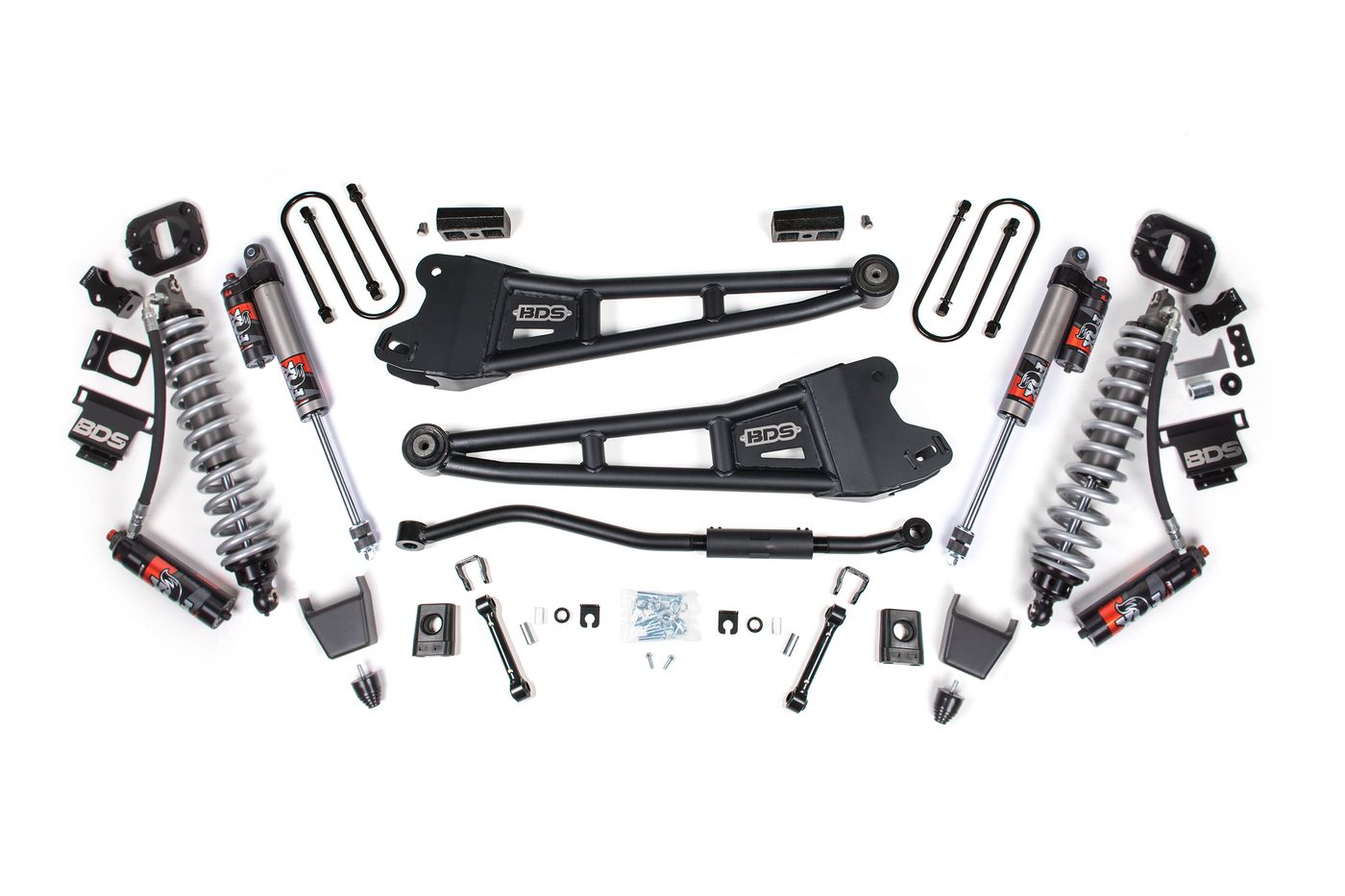 BDS 3" Radius Arm Lift Kit, FOX 2.5 Performance Elite shocks (1622PESB)