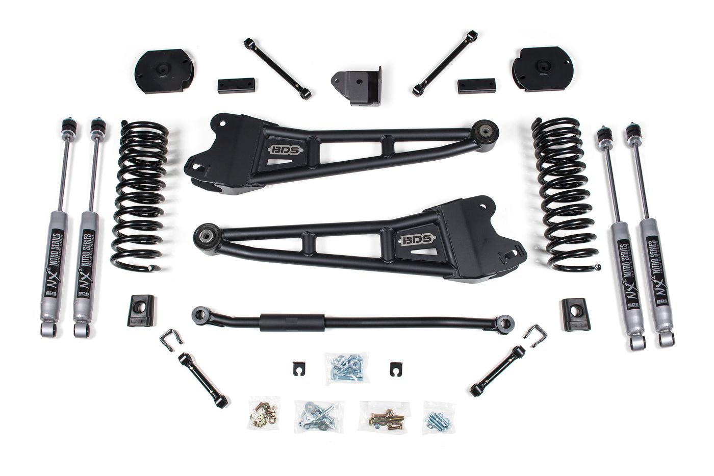 BDS 3" Radius Arm Lift Kit, FOX 2.5 Performance Elite shocks (1624FPE)