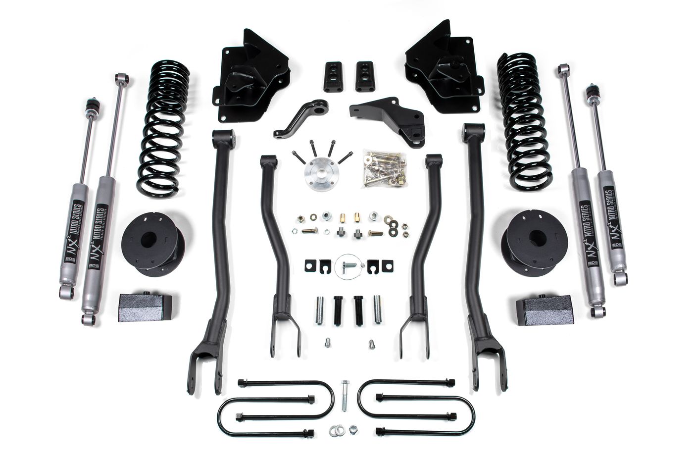 BDS 4" 4-Link Lift Kit, FOX 2.0 Performance shocks (1644FS)