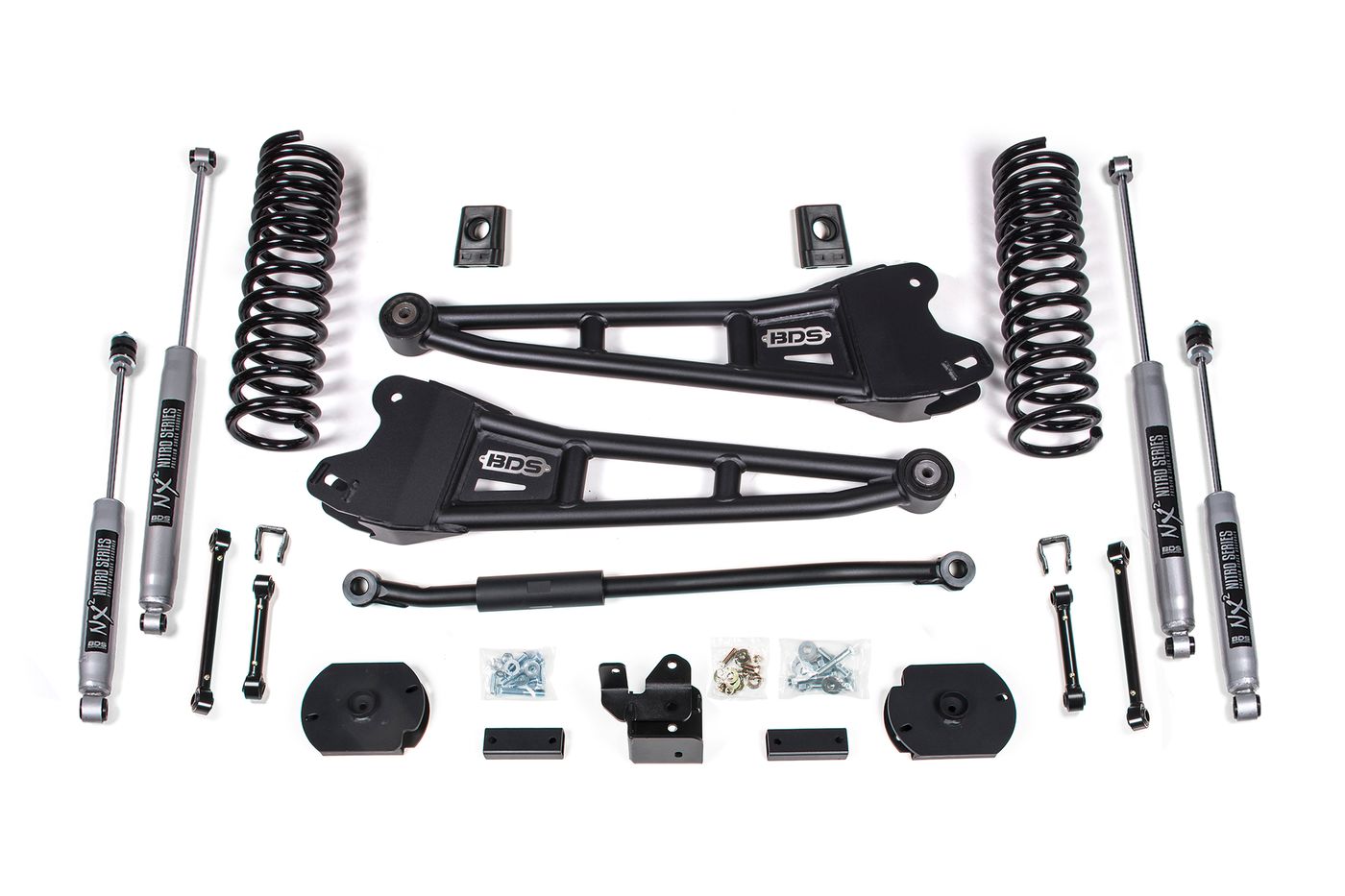 BDS 3" Radius Arm Lift Kit, FOX 2.0 Performance shocks (1653FS)