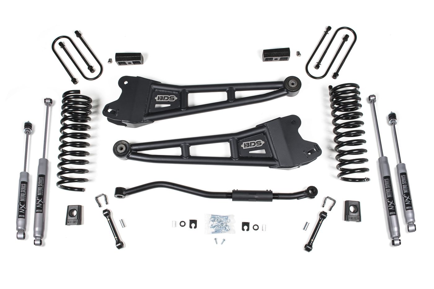 BDS 3" Radius Arm Lift Kit, FOX 2.0 Performance shocks (1654FS)