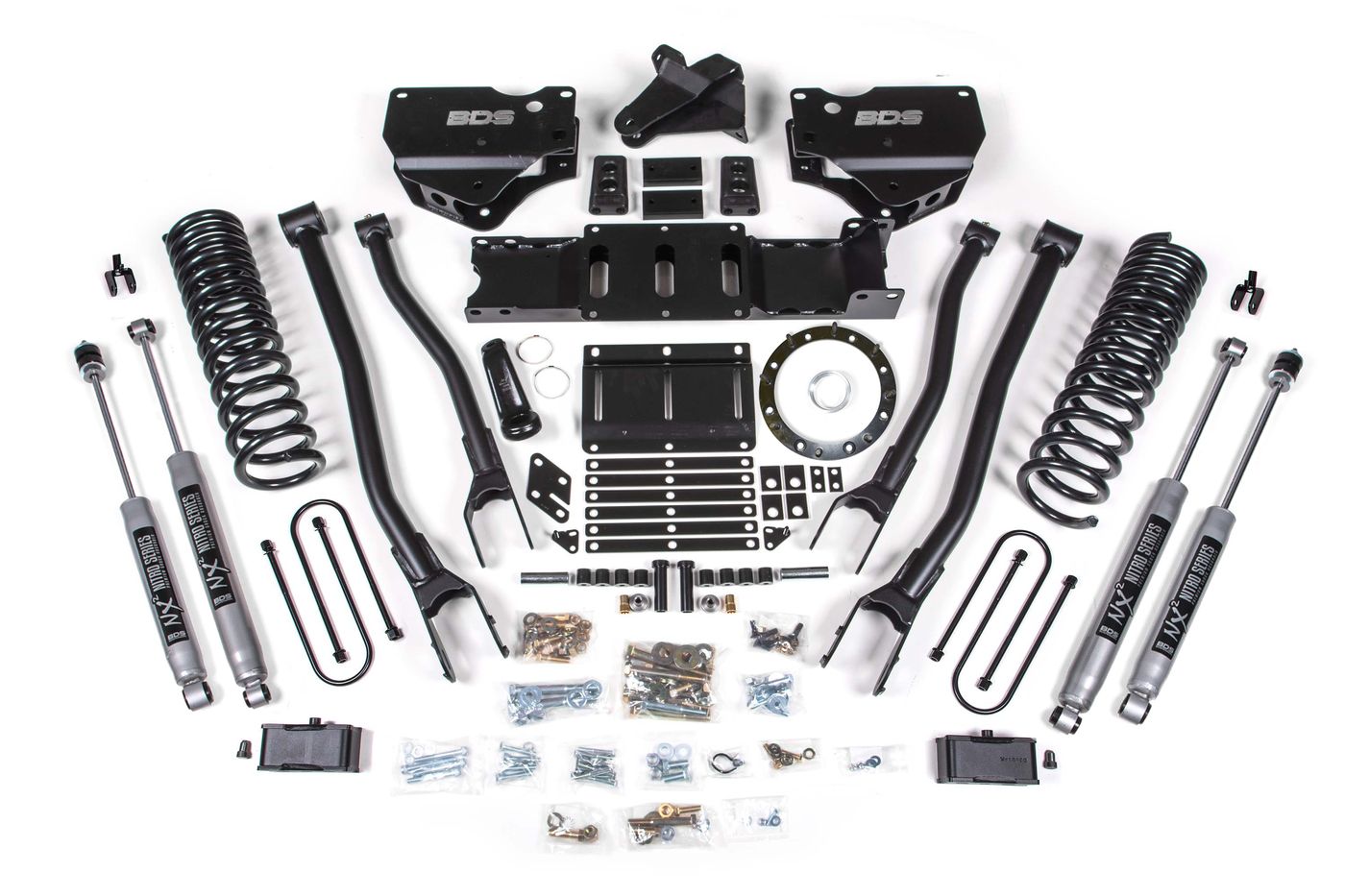 BDS 4" 4-Link Lift Kit, FOX 2.5 Performance Elite shocks (1667FPE)