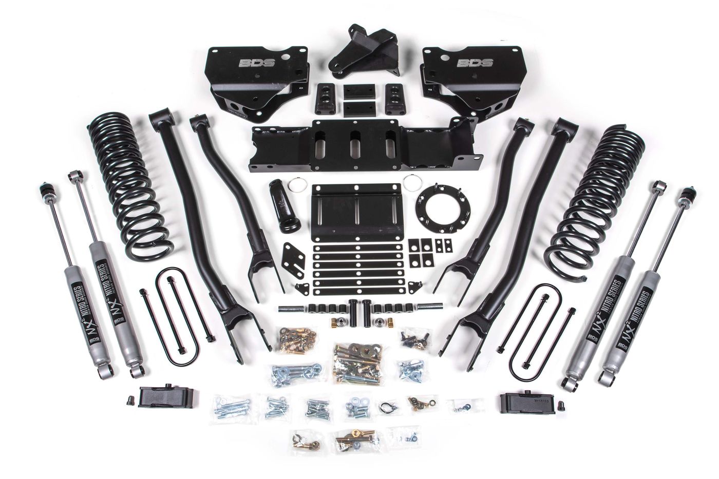 BDS 4" 4-Link Lift Kit, FOX 2.5 Performance shocks (1672PS)