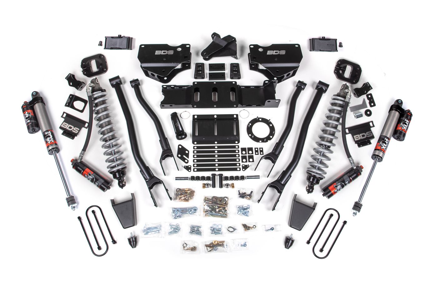 BDS 4" 4-Link Lift Kit, FOX 2.5 Performance Elite shocks (1673PESB)