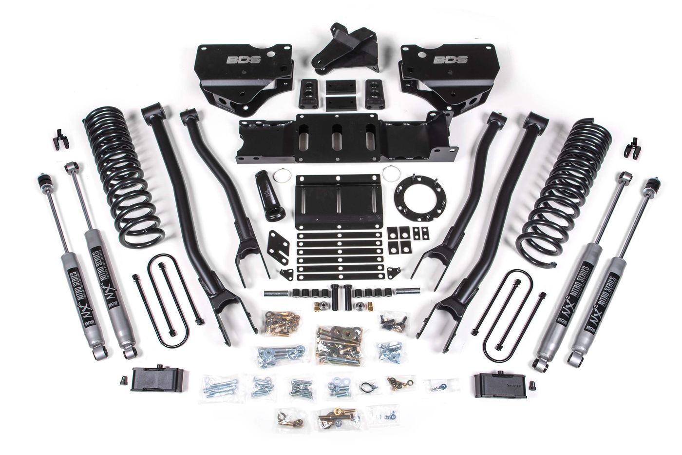 BDS 4" 4-Link Lift Kit, FOX 2.5 Performance shocks (1673PS)