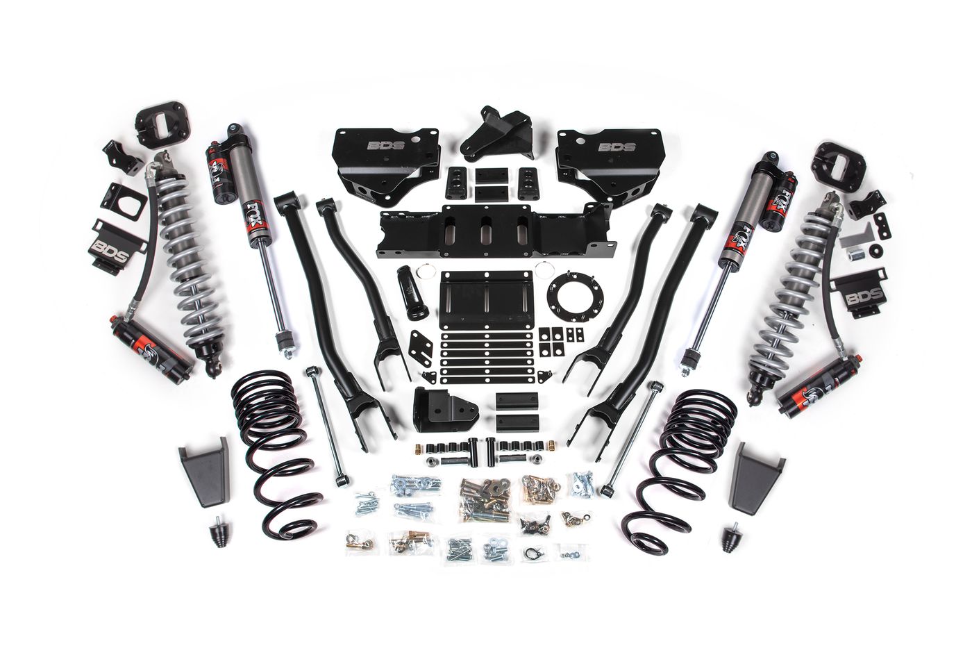 BDS 4" 4-Link Lift Kit, FOX 2.5 Performance Elite shocks (1674PES)