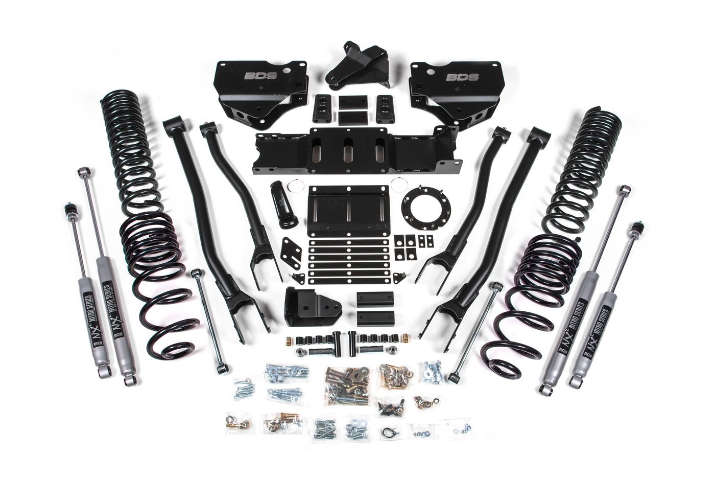 BDS 4" 4-Link Lift Kit, FOX 2.5 Performance shocks (1674PS)