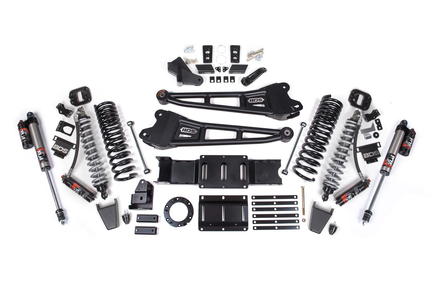 BDS 6" Radius Arm Lift Kit, FOX 2.5 Performance Elite shocks (1680PES)