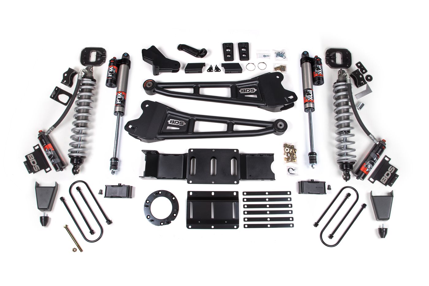 BDS 6" Radius Arm Lift Kit, FOX 2.5 Performance Elite shocks (1685PES)