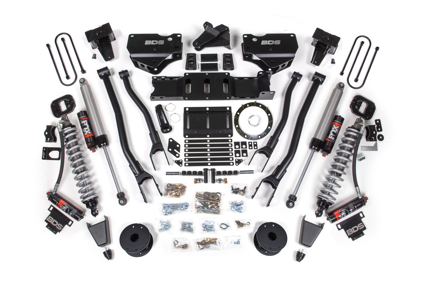 BDS 6" 4-Link Lift Kit, FOX 2.5 Performance Elite shocks (1692PESB)