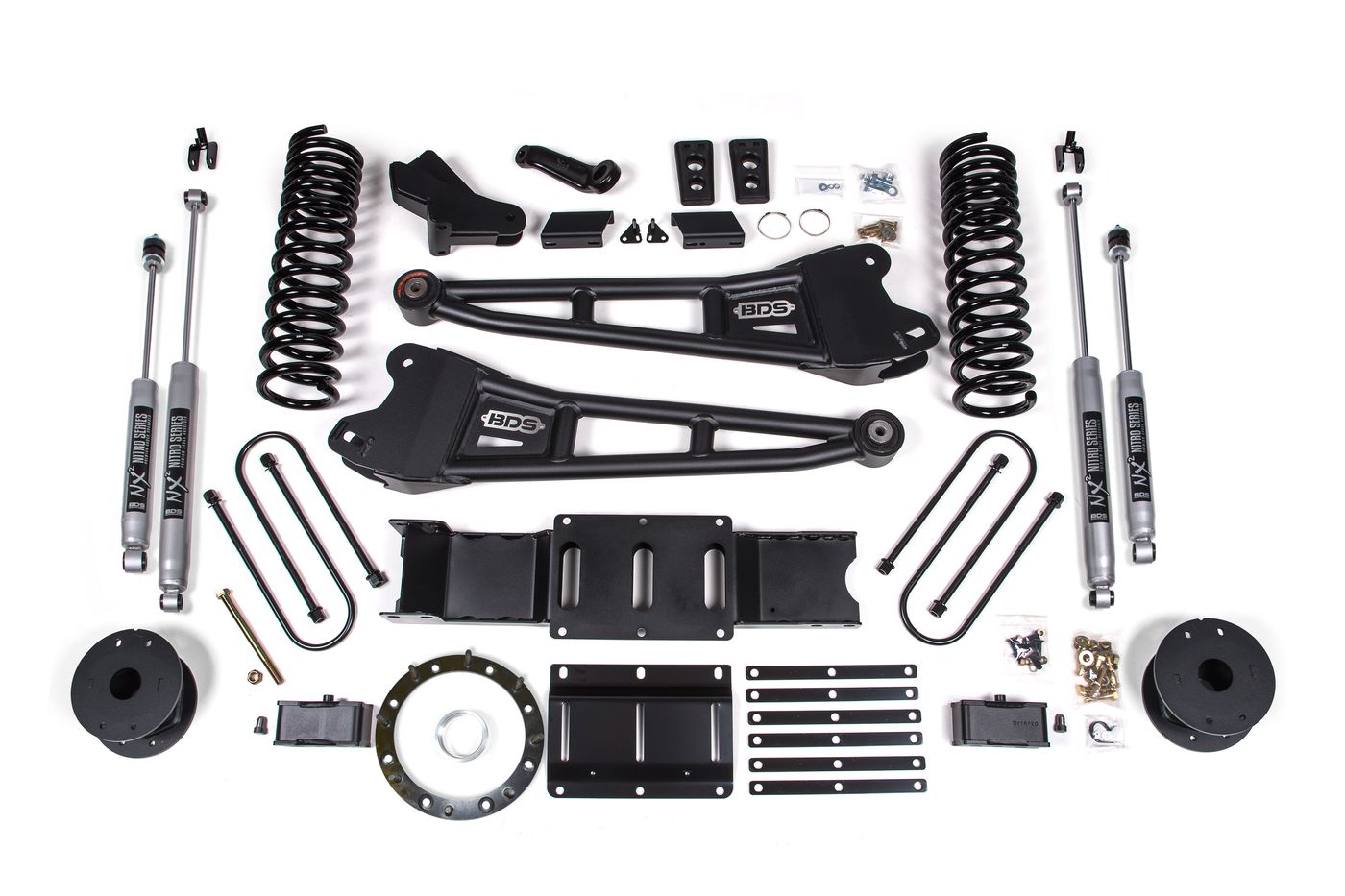 BDS 4" Radius Arm Lift Kit, FOX 2.5 Performance shocks (1702PS)