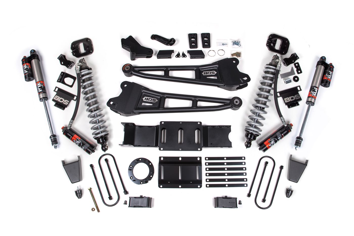 BDS 4" Radius Arm Lift Kit, FOX 2.5 Performance Elite shocks (1706PES)