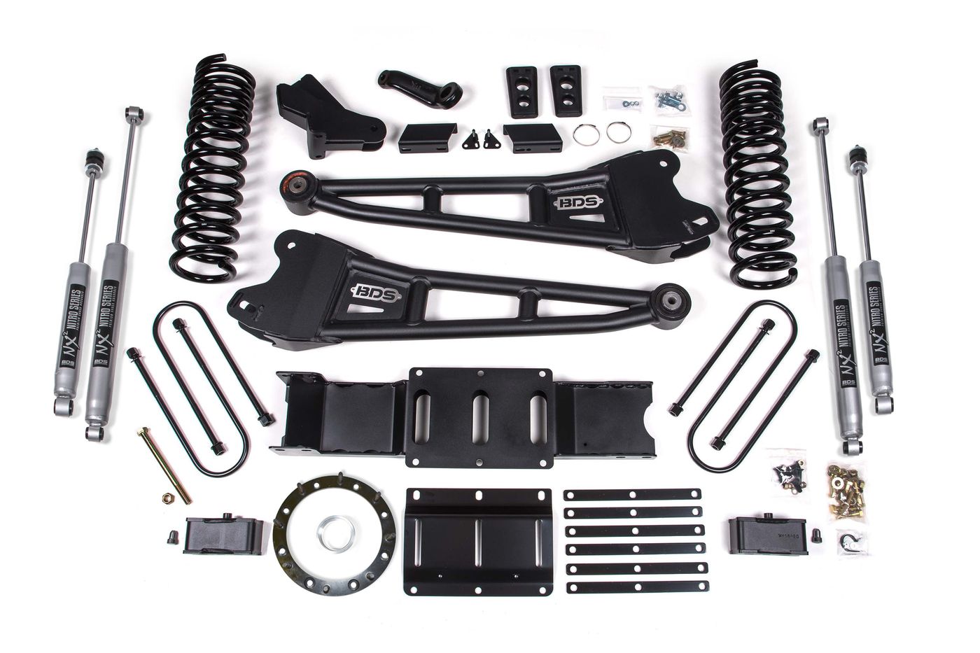 BDS 4" Radius Arm Lift Kit, FOX 2.5 Performance shocks (1707PS)