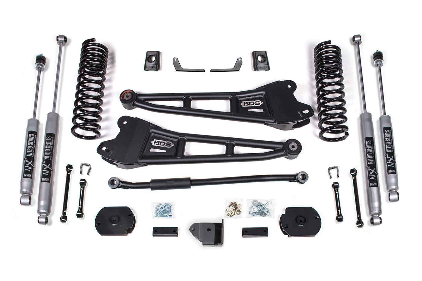 BDS 3" Radius Arm Lift Kit, FOX 2.0 Performance shocks (1713FS)