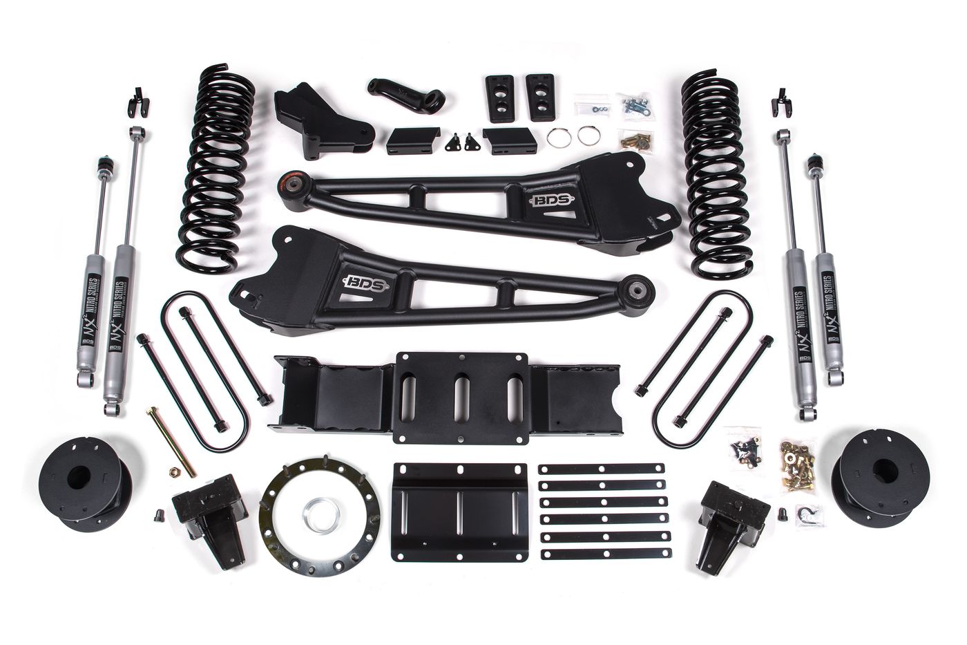 BDS 6" Radius Arm Lift Kit, FOX 2.0 Performance shocks (1724FS)