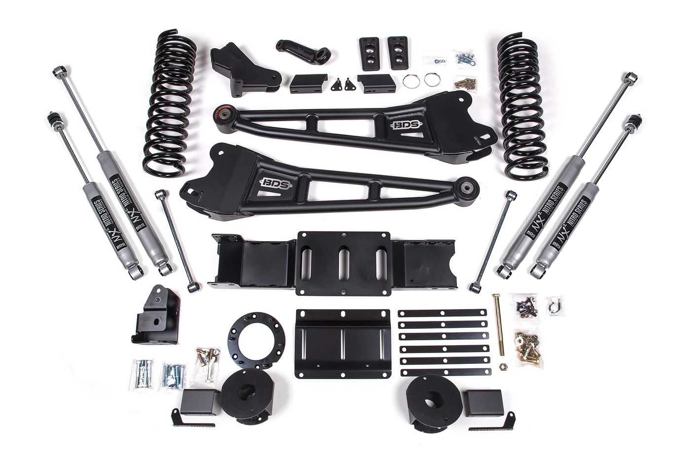 BDS 6" Radius Arm Lift Kit, FOX 2.0 Performance shocks (1736FS)