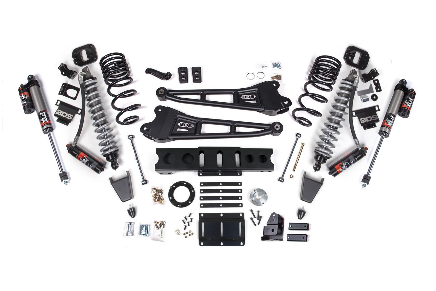 BDS 4" Radius Arm Lift Kit, FOX 2.5 Performance Elite shocks (1762PES)