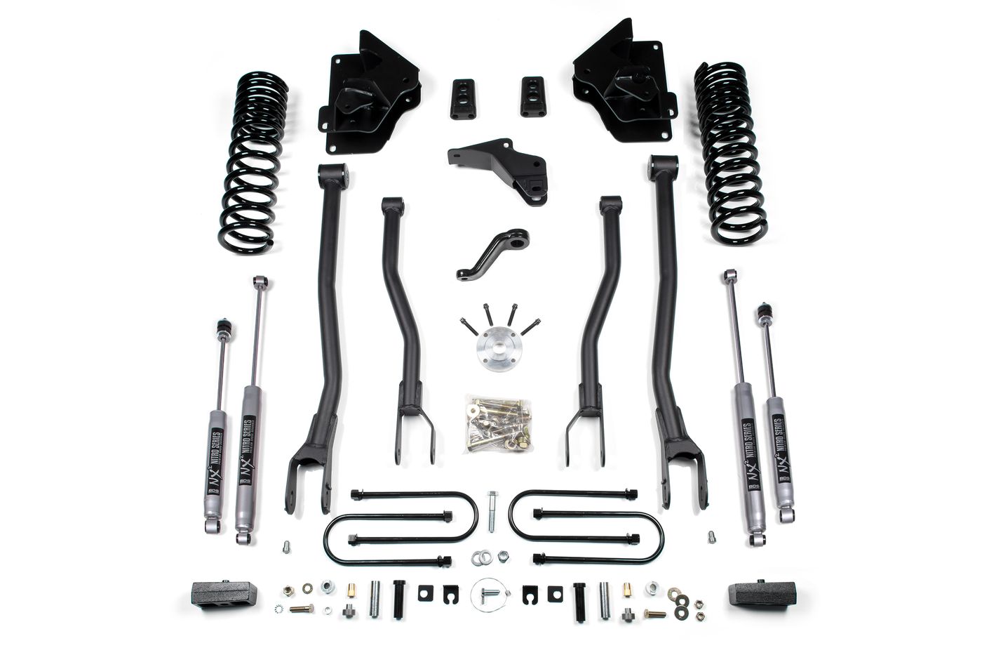 BDS 4" 4-Link Lift Kit, FOX 2.5 Performance shocks (1777PS)