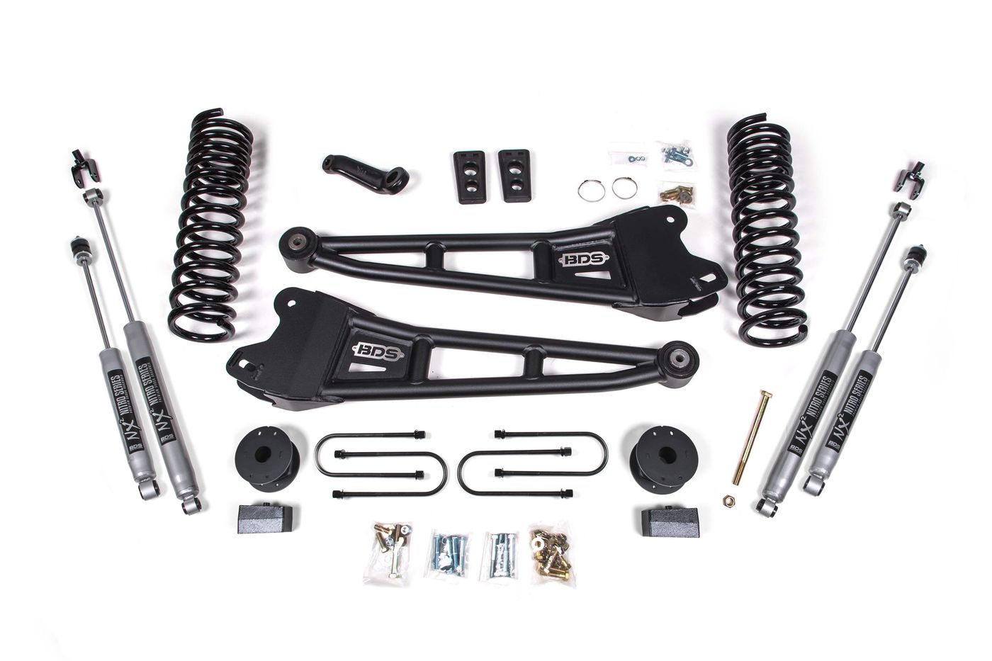 BDS 4" Radius Arm Lift Kit, NX2 shocks (1793H)
