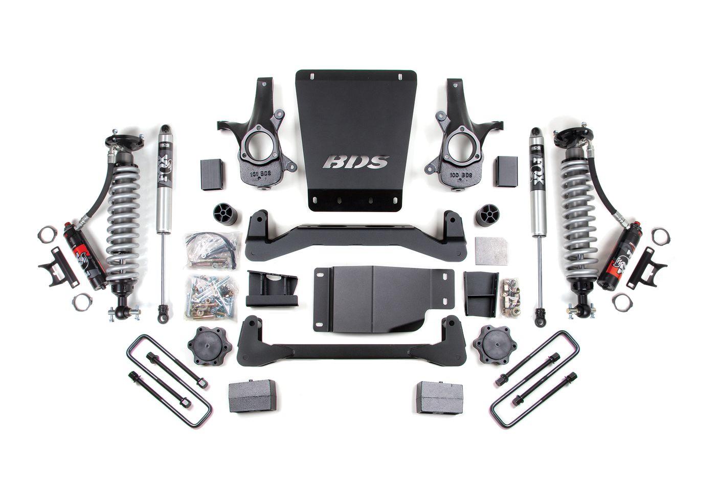 BDS 4" Suspension Lift Kit, FOX 2.5 Performance Elite shocks (184PSS)
