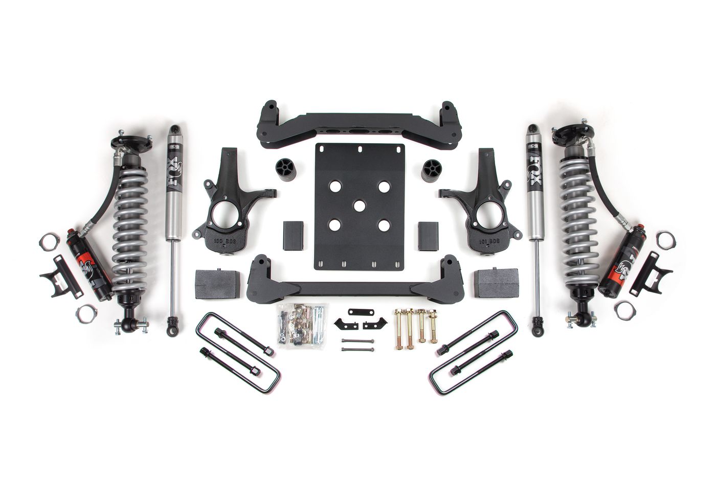 BDS 4" Suspension Lift Kit, FOX 2.5 Performance Elite shocks (186PES)