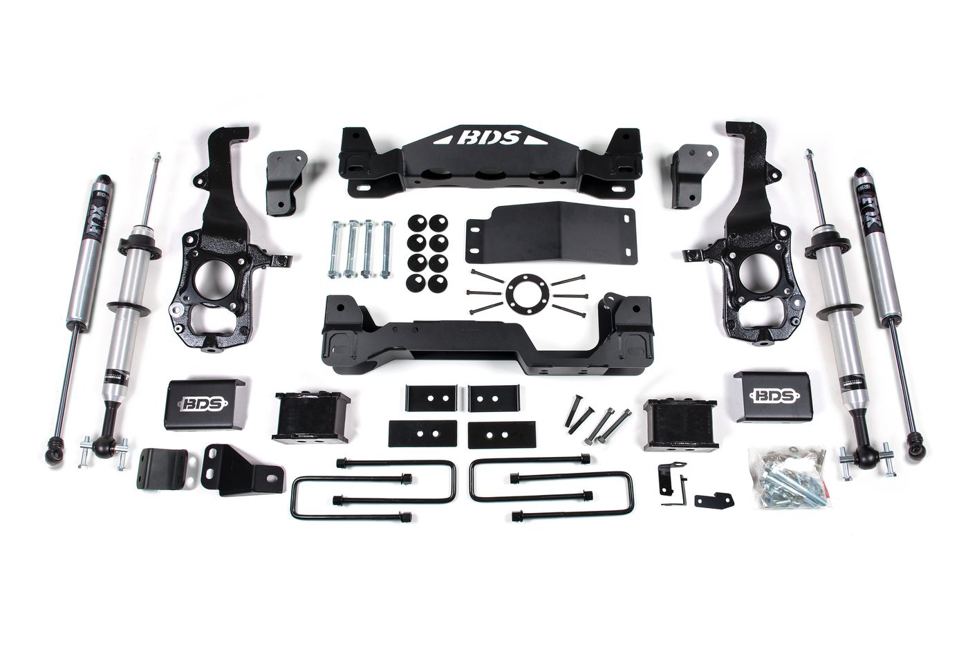 BDS 6" Suspension Lift Kit, FOX 2.0 Performance shocks (1900FSR)
