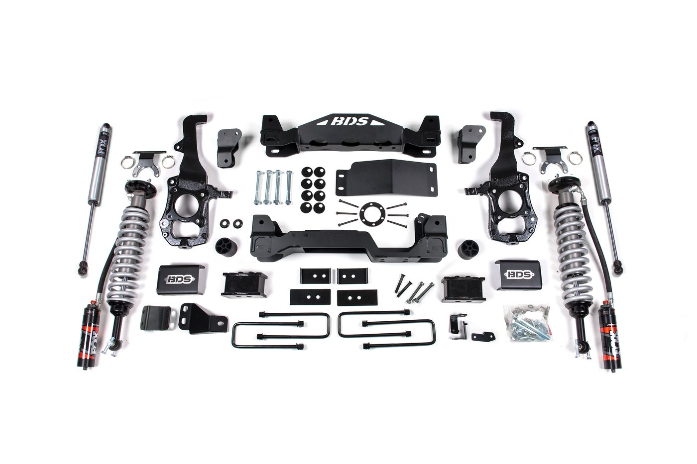 BDS 4" Suspension Lift Kit, FOX 2.5 Performance Elite shocks (1902FPE)