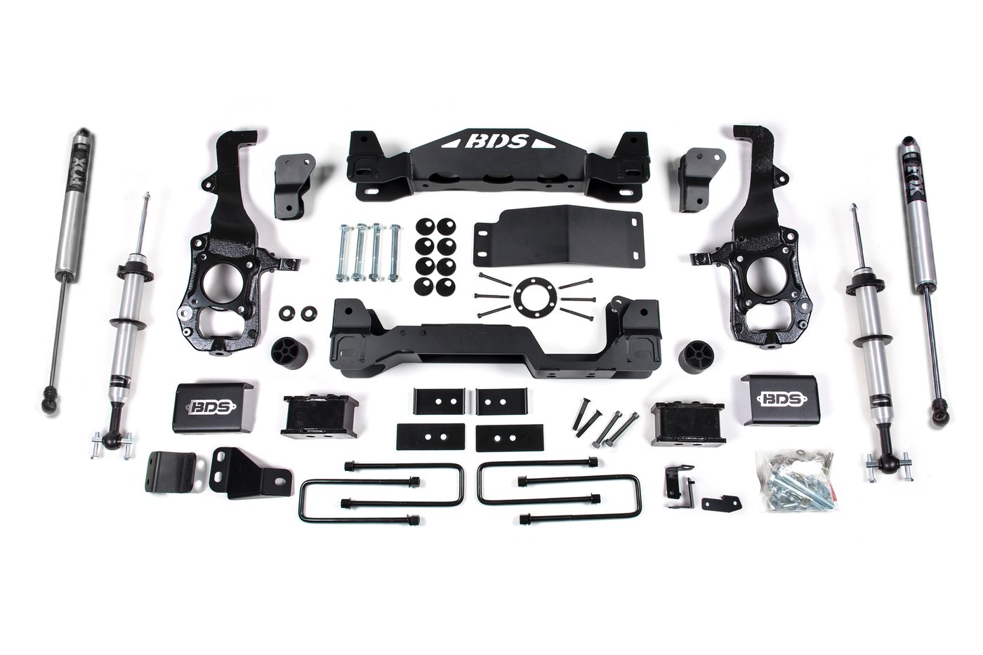 BDS 4" Suspension Lift Kit, FOX 2.0 Performance shocks (1902FSR)