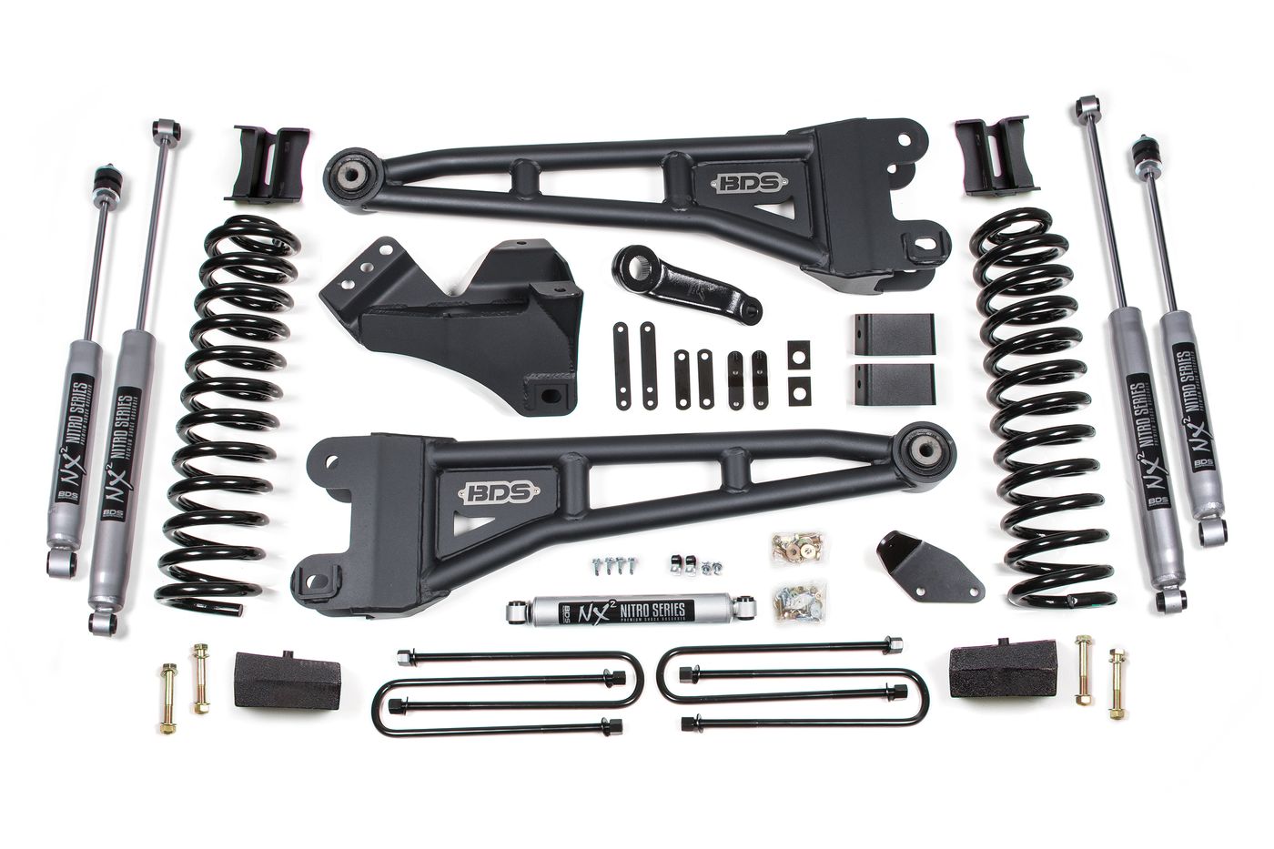 BDS 4" Radius Arm Lift Kit, FOX 2.0 Performance shocks (1939FS)