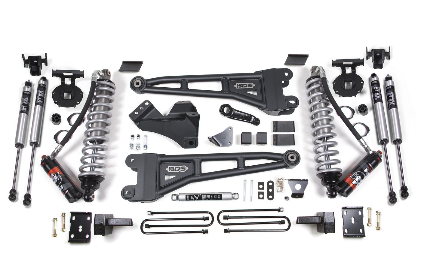 BDS 6" Radius Arm Lift Kit, FOX 2.5 Performance Elite shocks (1945FPE)